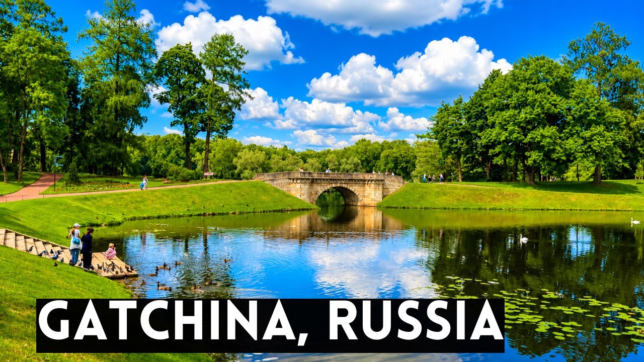 GATCHINA. The Capital of Leningrad Region, Russia and A Former Imperial Residence [4K]