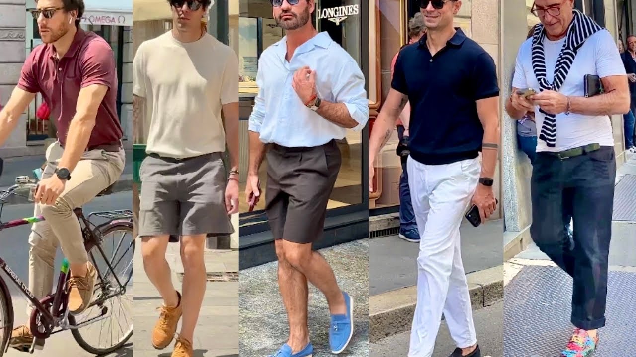 Elegant Summer Clothes for Men 🔥Italian Men on Street Style & Vintage Car 1000 Miglia 2026