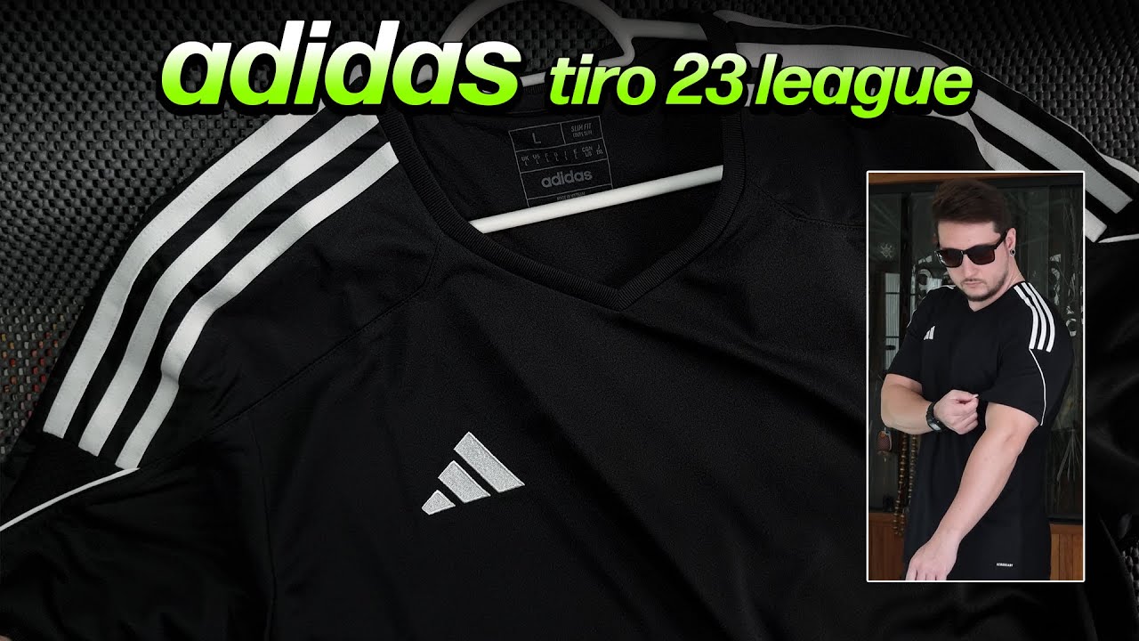 Camiseta masculina ADIDAS TIRO 23 LEAGUE, Preta, HR4607