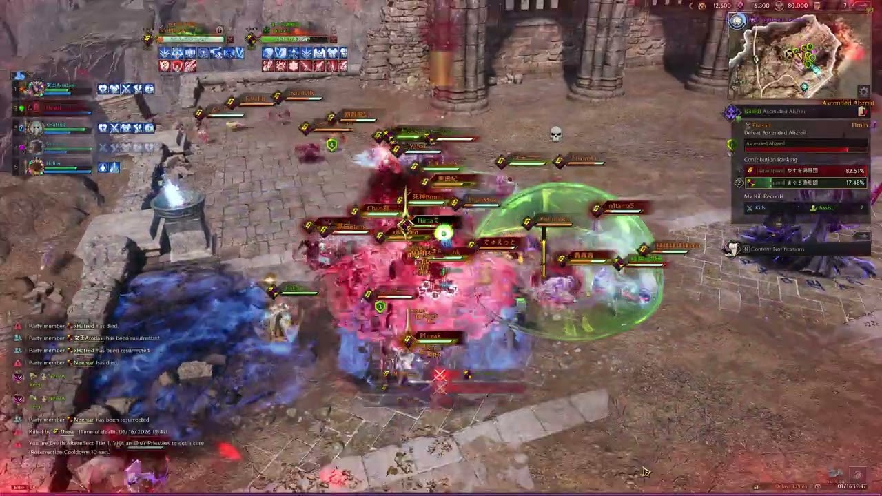 Tuna vs Pirates - Ahzreil Guild Vs Guild
