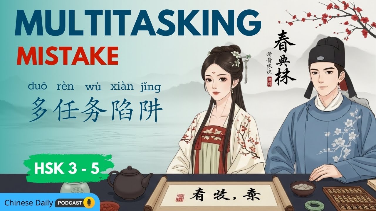 HSK 3-5 | The Multitasking Trap: Are You a Multitasker or a Single-Tasker? 你是“多任务”还是“单任务”？