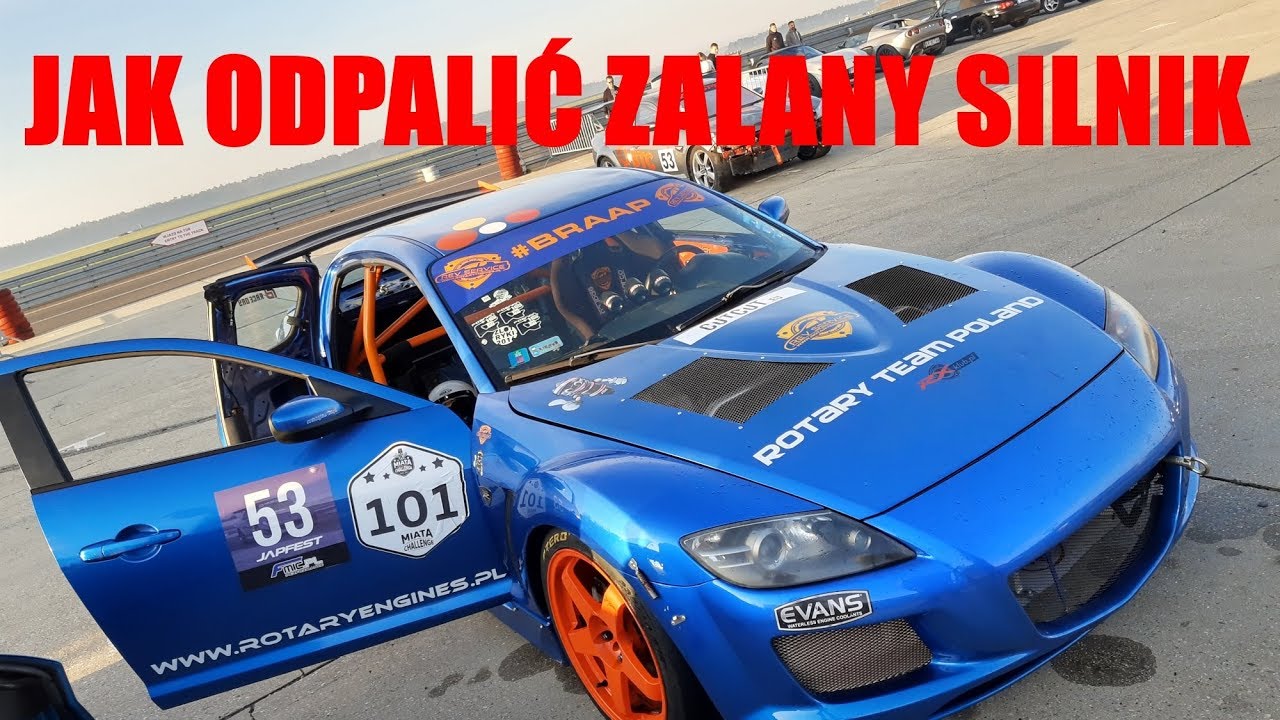 Jak odpalić zalany silnik w samochodzie Mazda RX-8