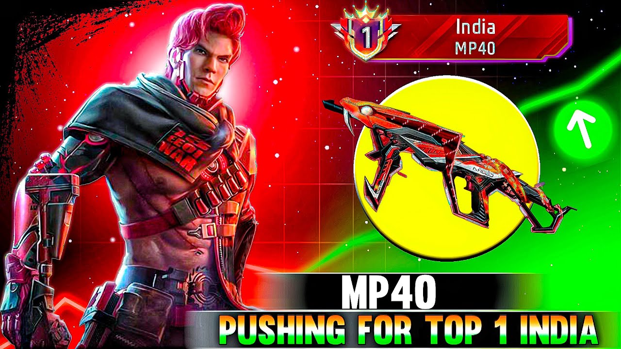 Pushing Top 1 In SMG MP40 | Free Fire Solo Rank Pushing With Tips And Tricks | Ep-1