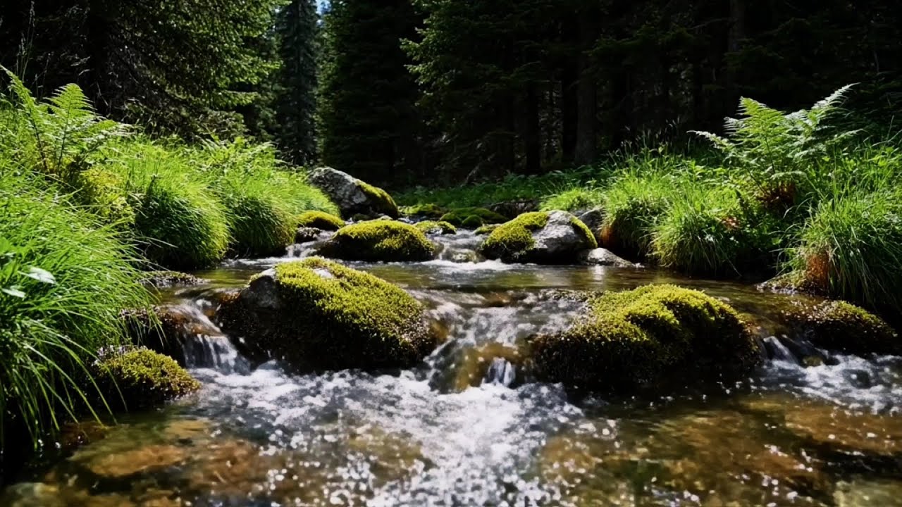 Peaceful River Sounds for Deep Relaxation & Sleep (No Music)