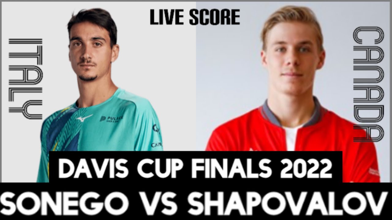 Sonego vs Shapovalov | 2022 Davis Cup Finals