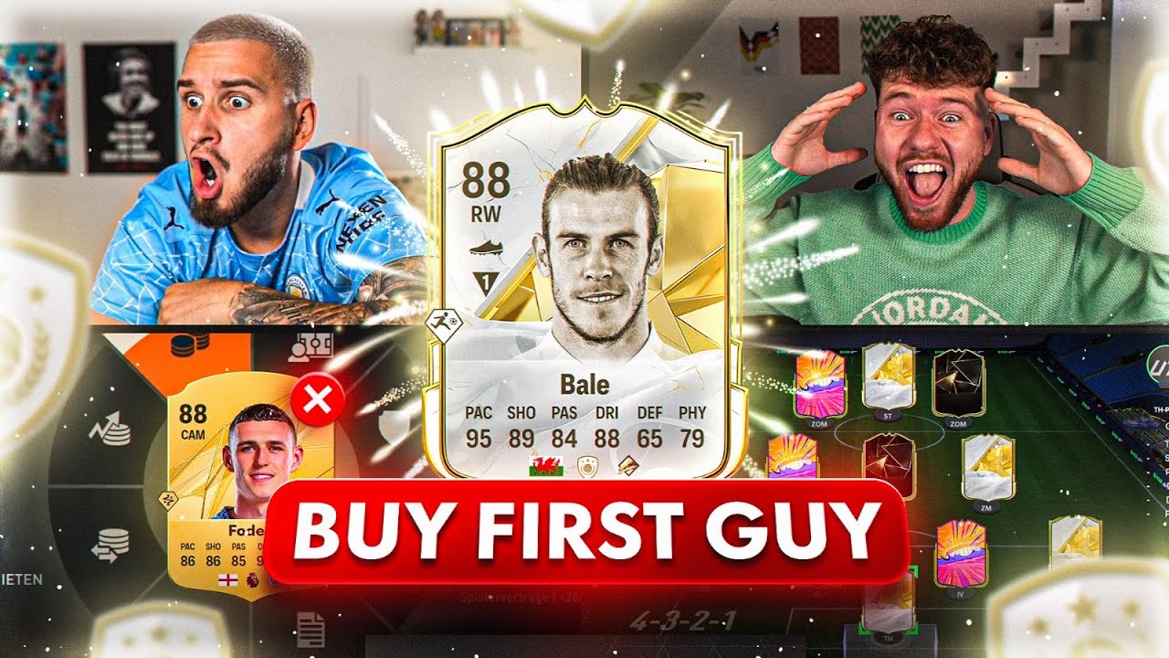 GARETH BALE ICON BUY FIRST GUY 💀💀 Proownez vs IamTabak 😱