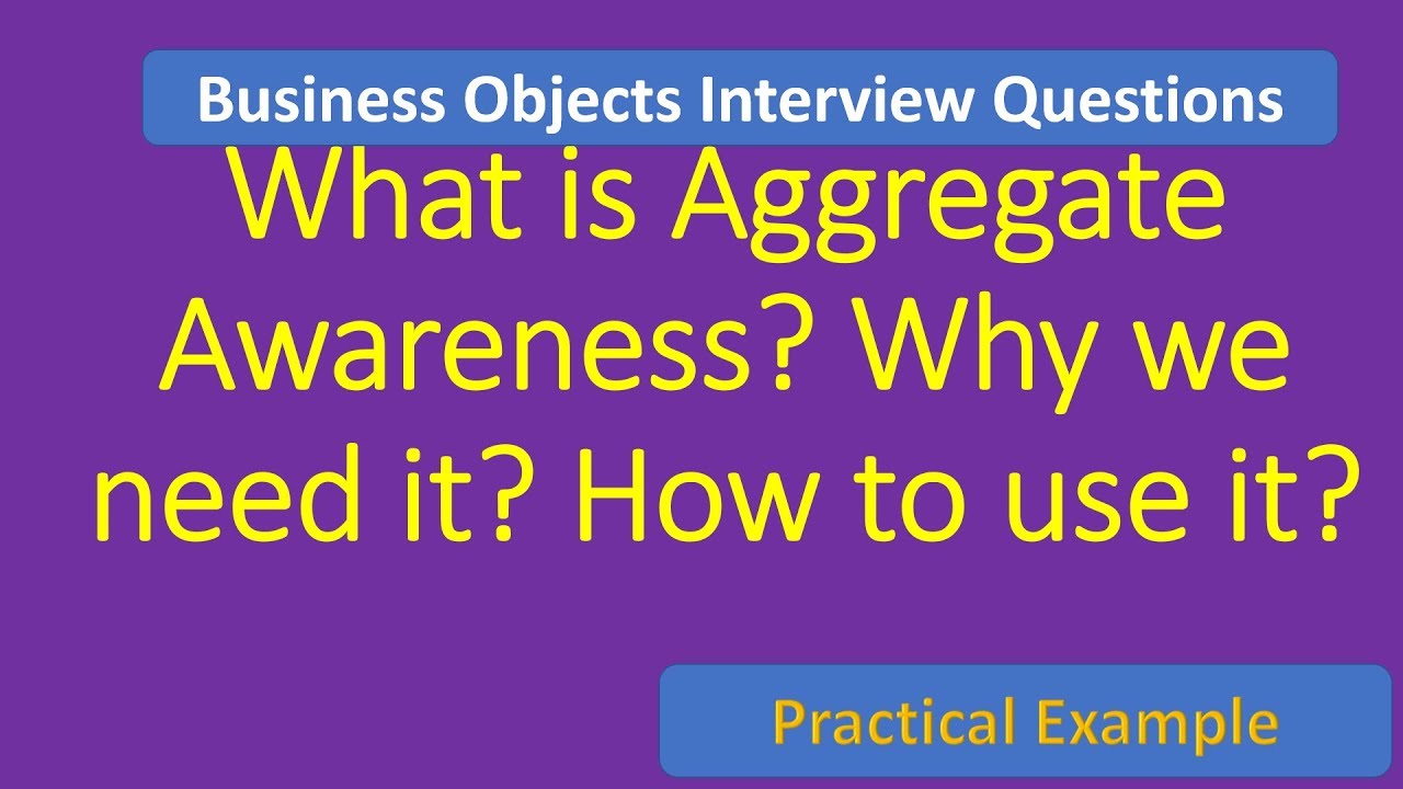 What is Aggregate Awareness