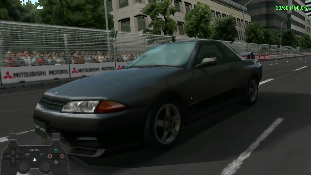 Gran Turismo PSP - Nissan Skyline GTR R32 V Spec '91 - Tokyo R246 Reverse (3)