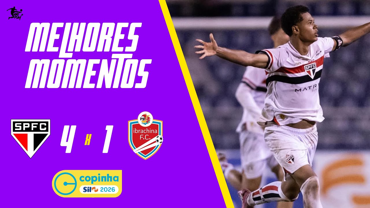 FINALISTA! SÃO PAULO X IBRACHINA | MELHORES MOMENTOS COPINHA 2026