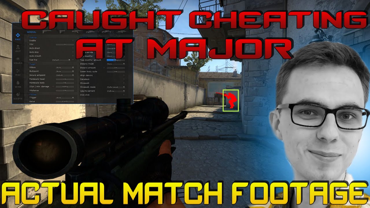 Actual Match Footage of Pro Cheating at Paris Major Qualifier!