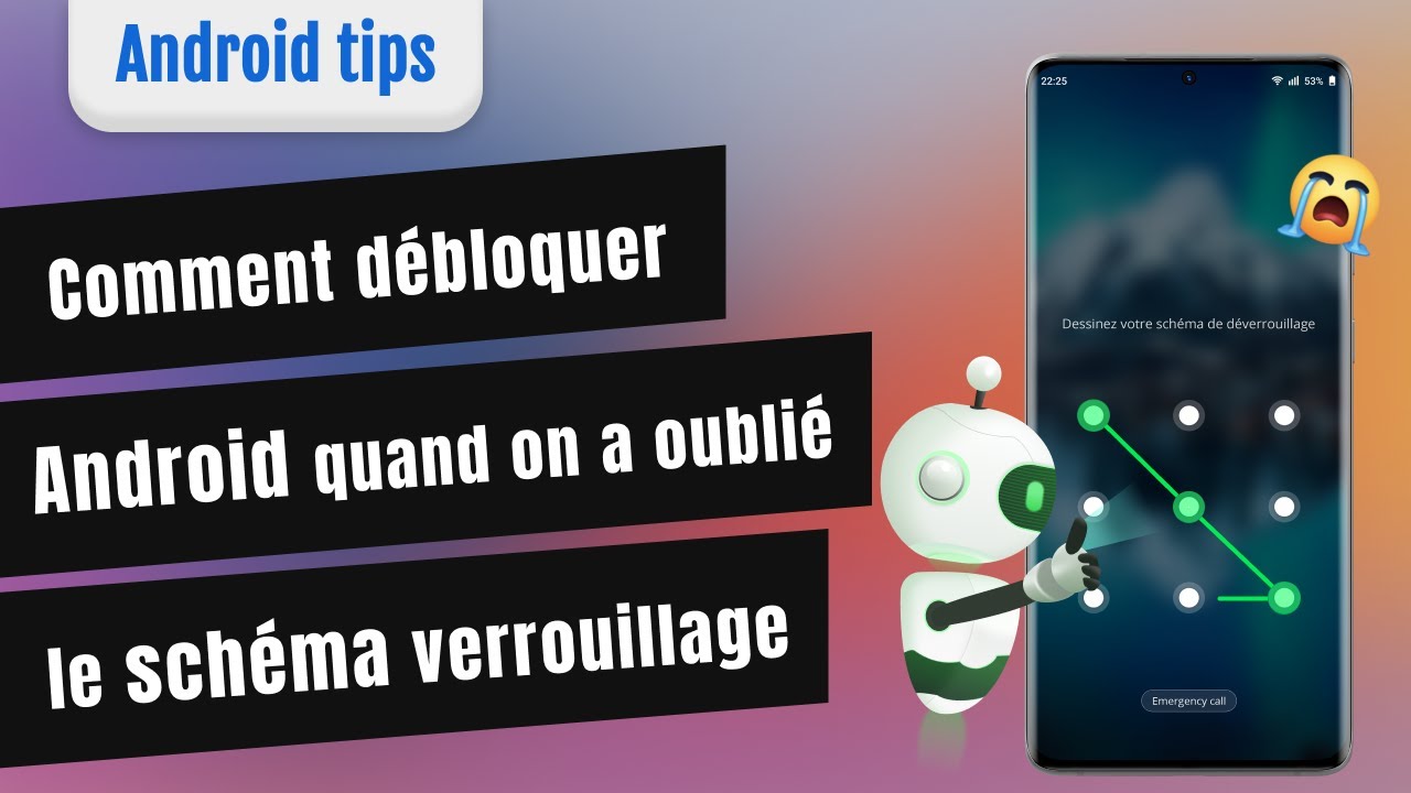 [2025] Comment enlever le schéma verrouillage oublié sur Android