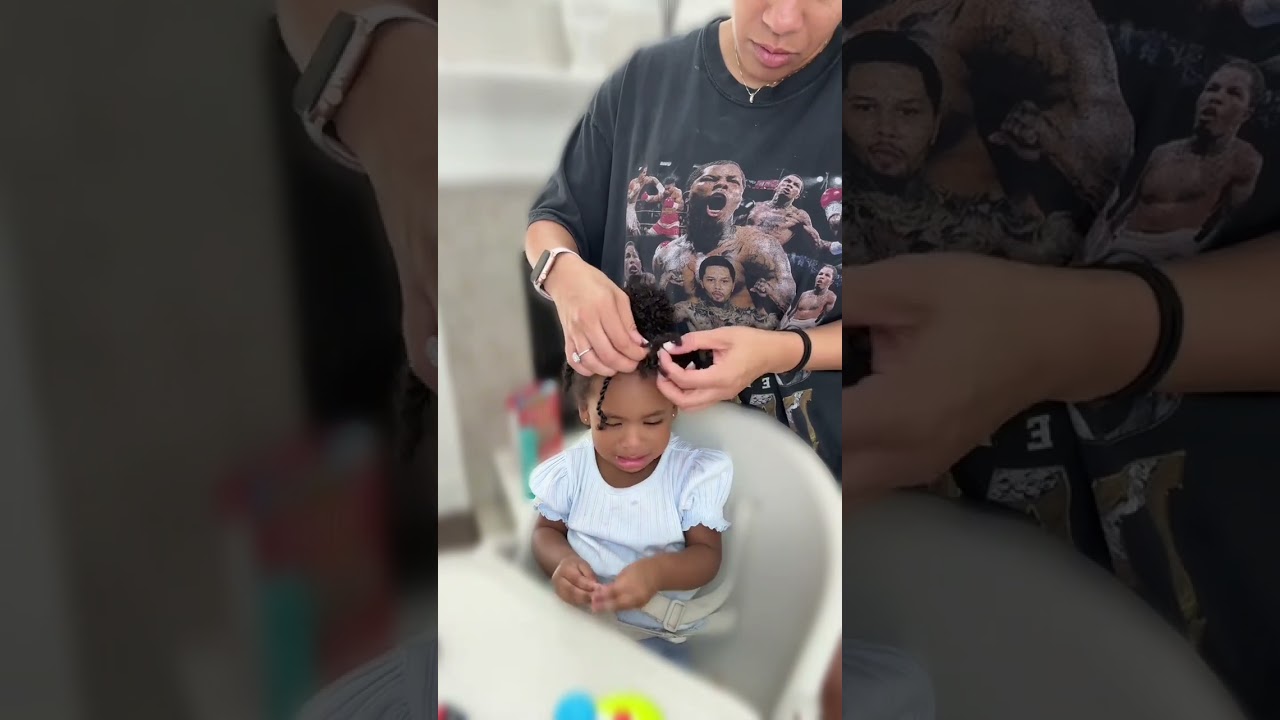Doing hair as a new girl mom 