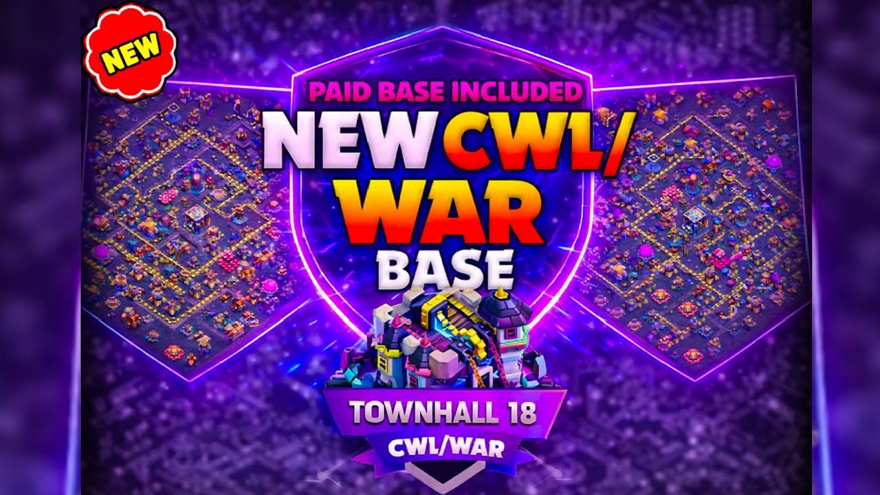 BEST TH18 CWL Base & War Base Links | Th18 Anti Throwers LEGEND LEAGUE Base Layout In CLASH OF CLANS