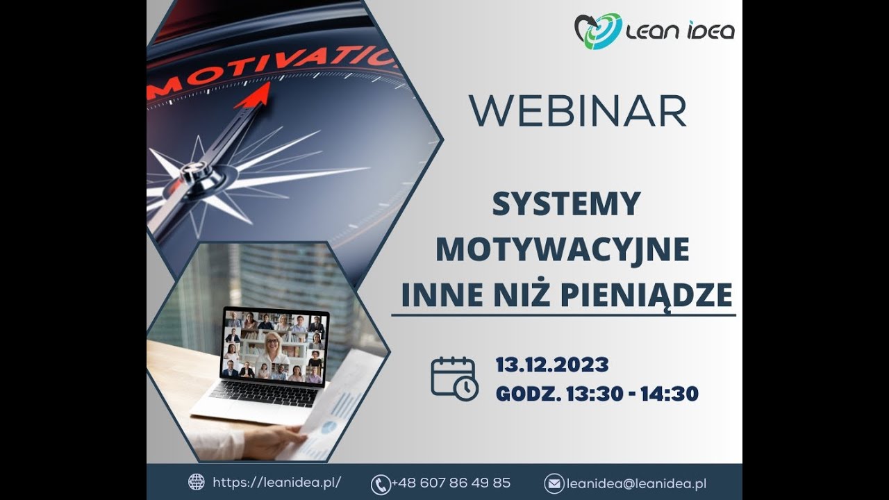 WEBINAR Systemy motywacyjne inne niż pieniądze