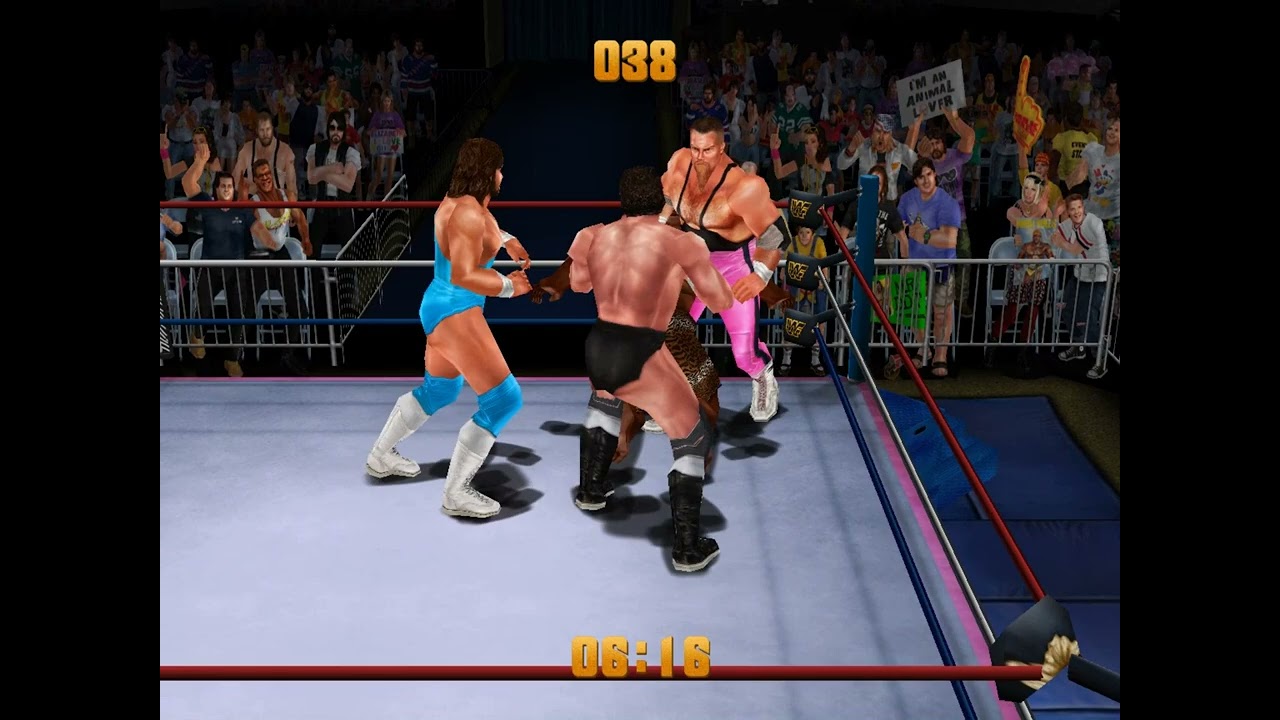 WWF Legends - Challenge 64 ( WWF No Mercy Mod) CPU Matches - 40-Man Royal Rumble