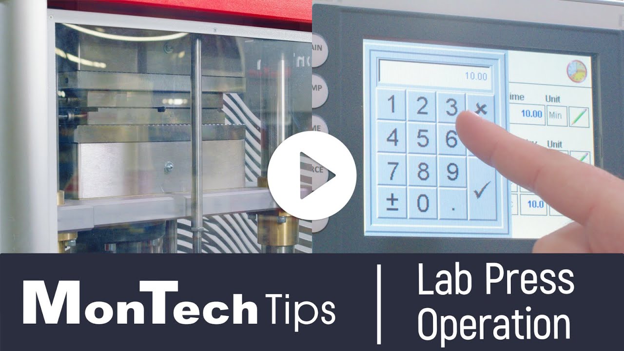MonTech LP 3000 Lab Press Operation
