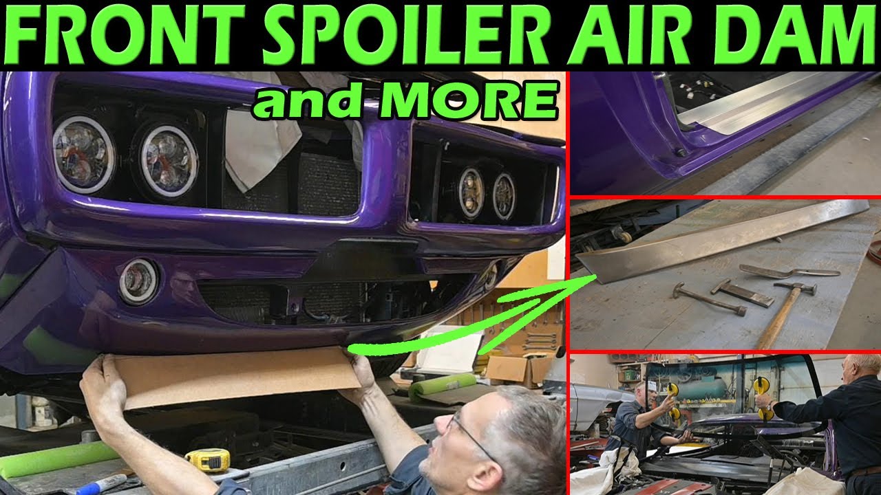 We Make a CUSTOM Front Spoiler AIR DAM for the Old New Style Charger & More