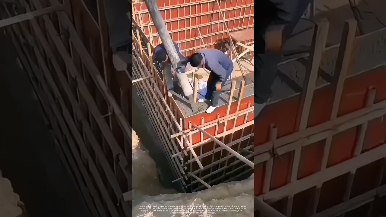 Shear Wall Concrete Pouring Construction
