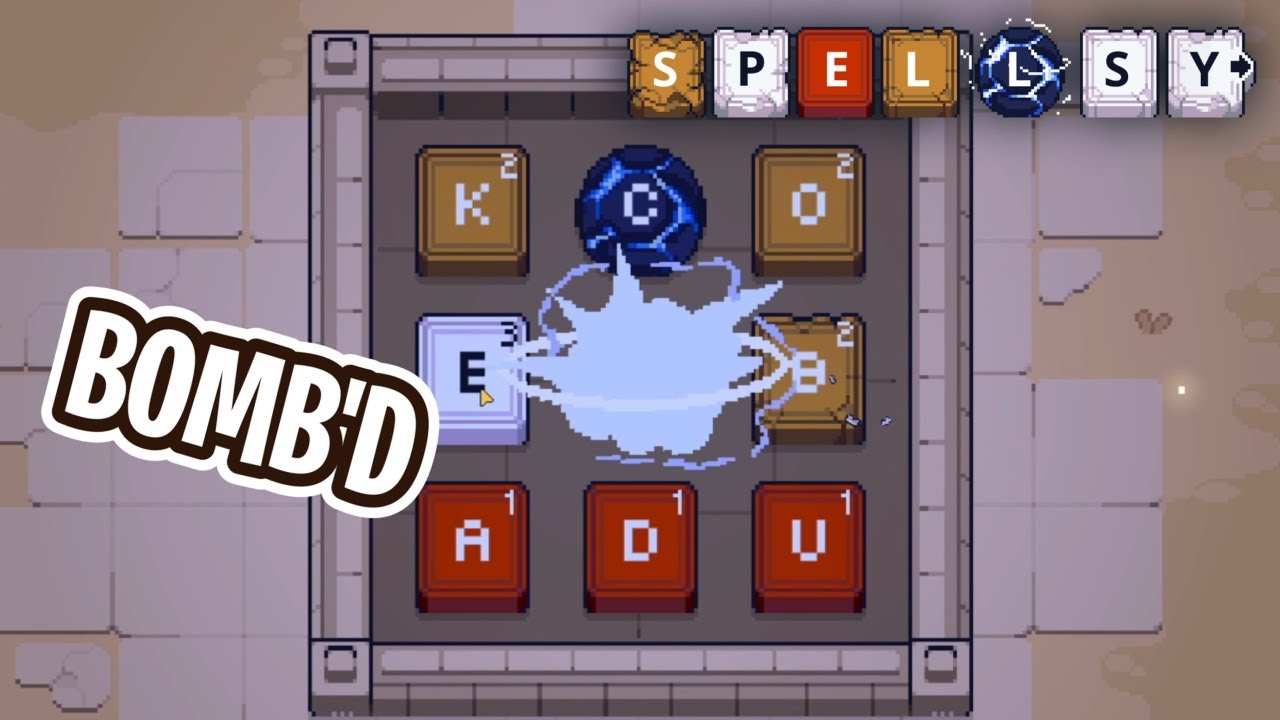 Буквы взрываются [Spellsy]