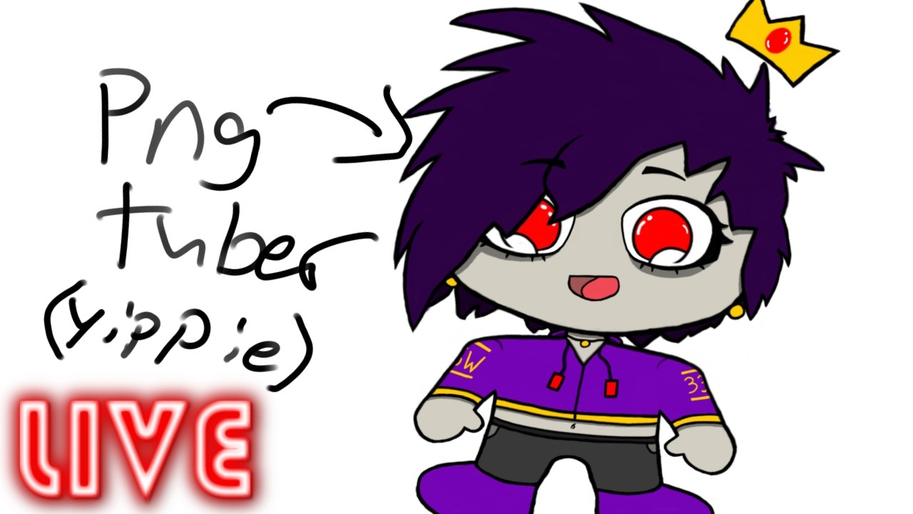 🔴LIVE: working on my new PNGtuber! | Digital art stream