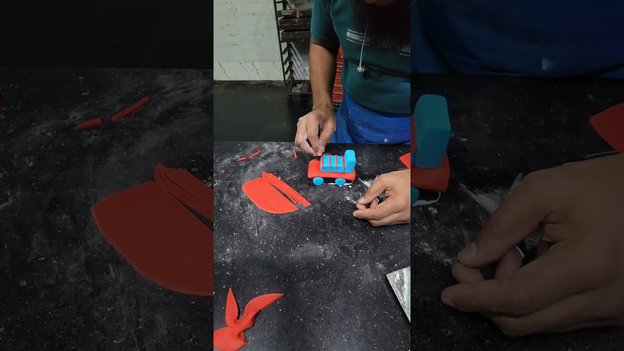 train engine making toy foundation 