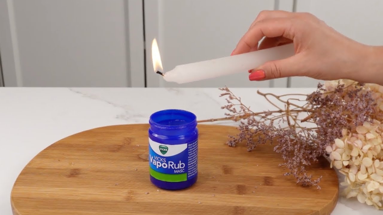 Combine a Candle with VapoRub – The Results Will Surprise You!