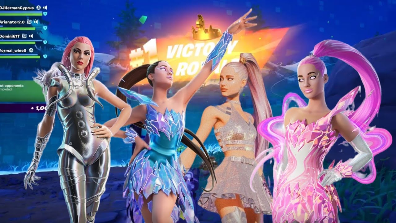 ARIANATOR SQUAD in Fortnite Zero Build | Chapter 6 Season 4💫🎤💖