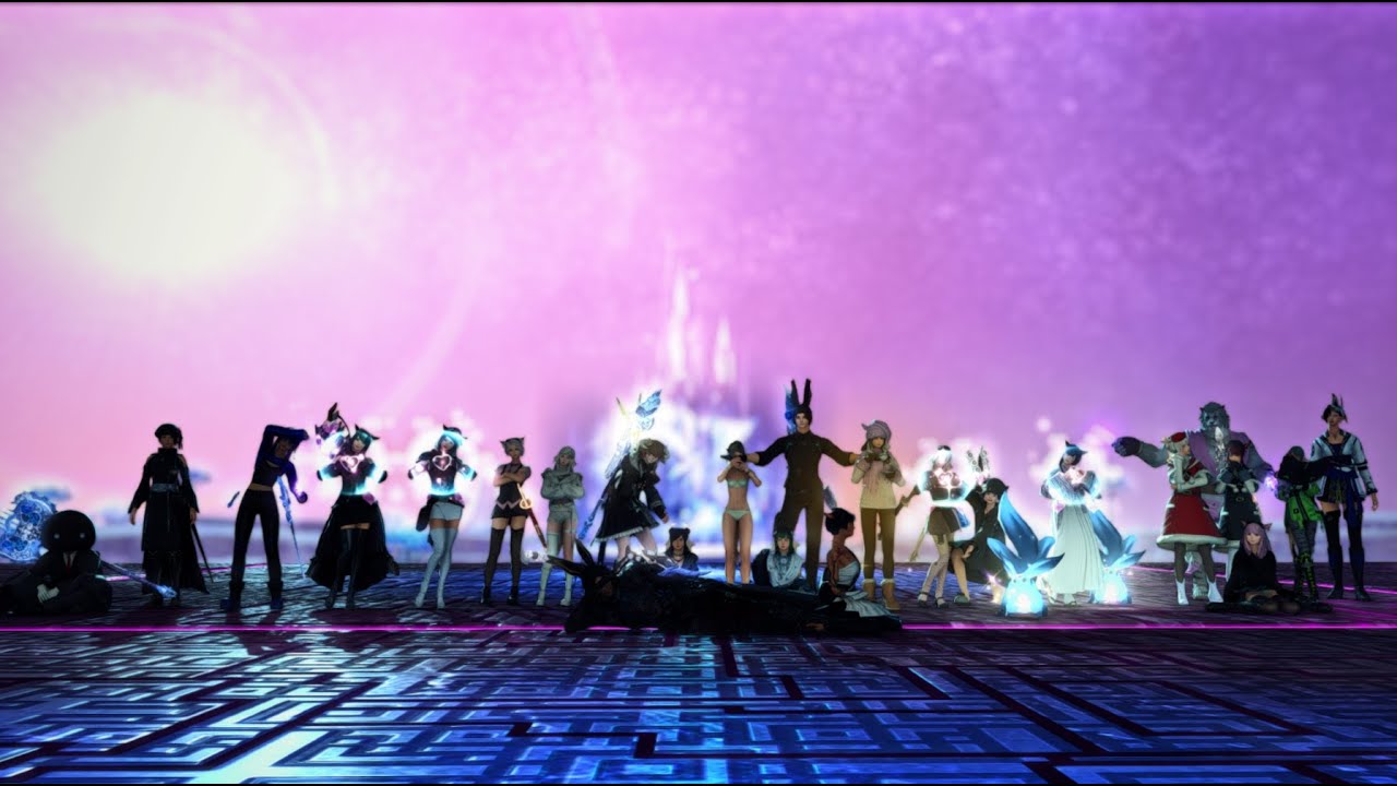 [ffxiv 7.3] san'doria kirin & eald'narche speedrun -  blm pov