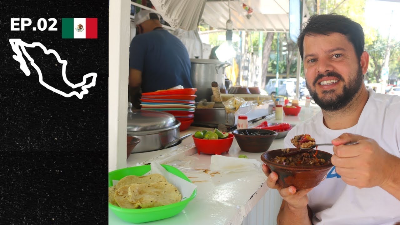Provando COMIDA de RUA na Cidade do México - EP.02