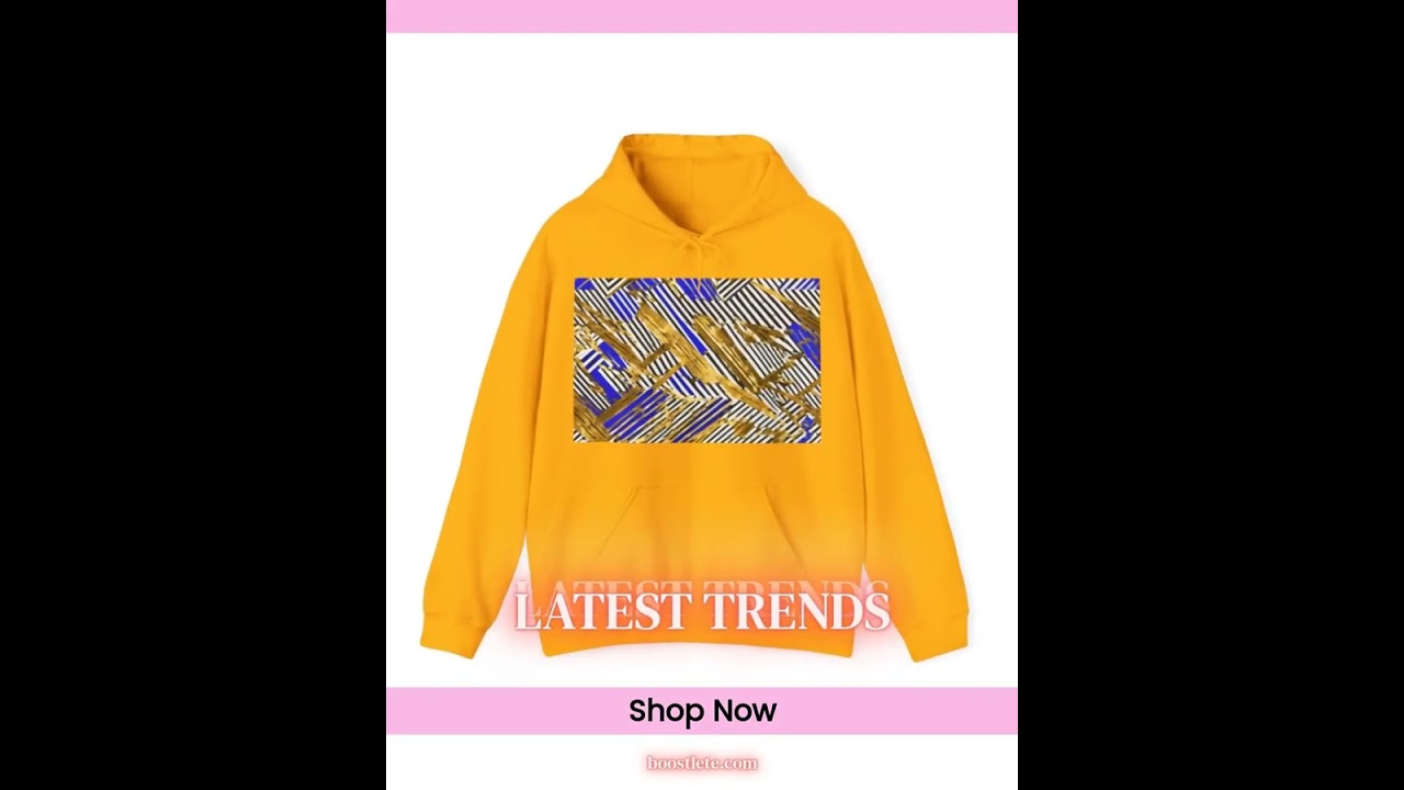 boostlete-boost-mode-pattern-diagonal-monoline-0015 — Unisex Heavy Blend Hooded Sweatshirt (Gildan)