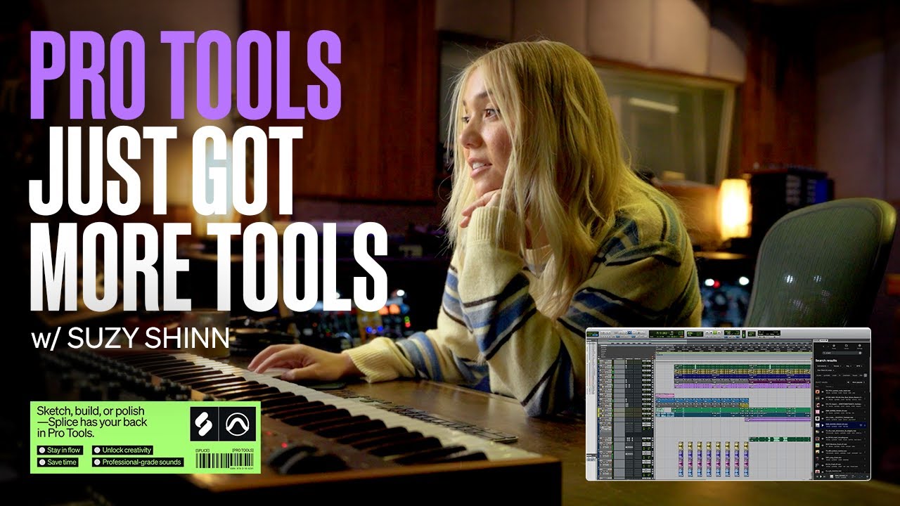 Как Сьюзи Шинн создаёт инди-трек с помощью Splice в Pro Tools (Cook Up)