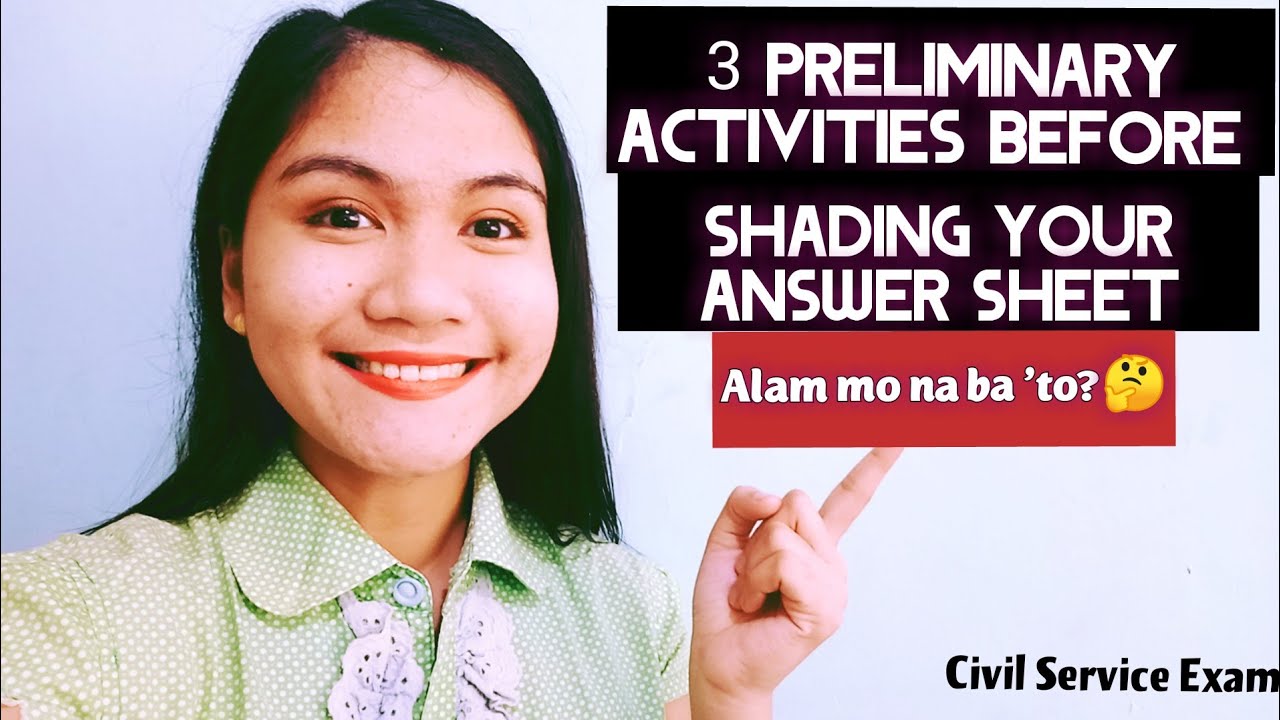 Preliminary Activities Sa Civil Service Exam 2026 | Professional & Sub-professional Level