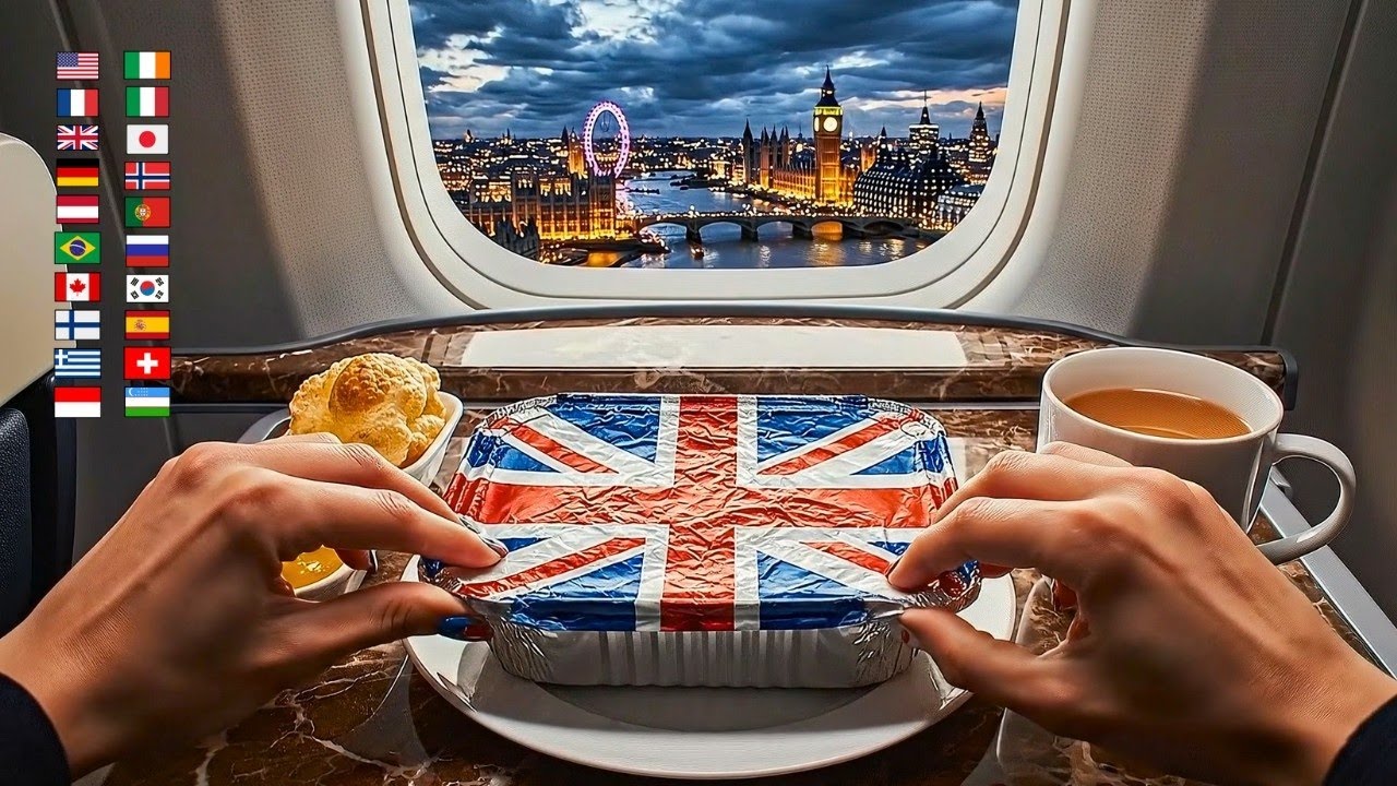 Which Country Has the Best Airline Food? 🍗🍝 (Satisfying Compilation) part 2