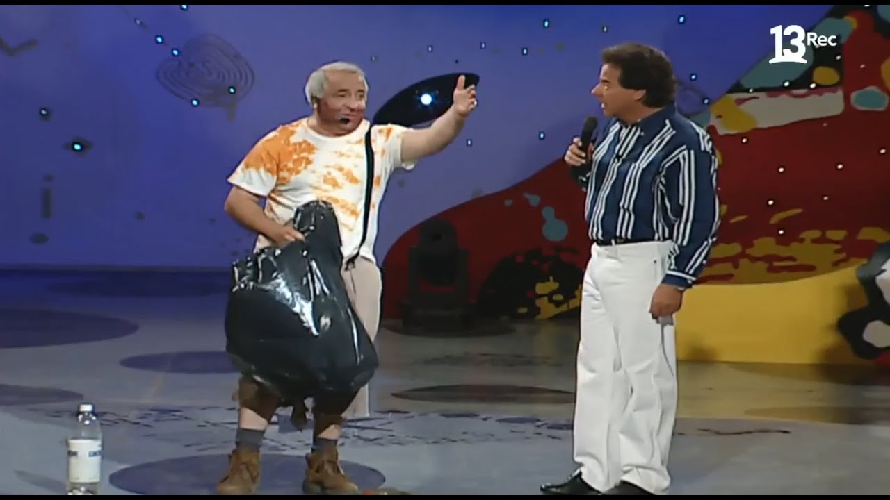 Un chiste, un náufrago y siete minutos de risas | Venga Conmigo | 1996