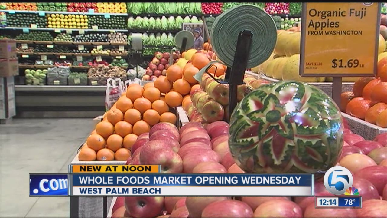Whole Foods Market opening Wednesday at Palm Beach Outlets