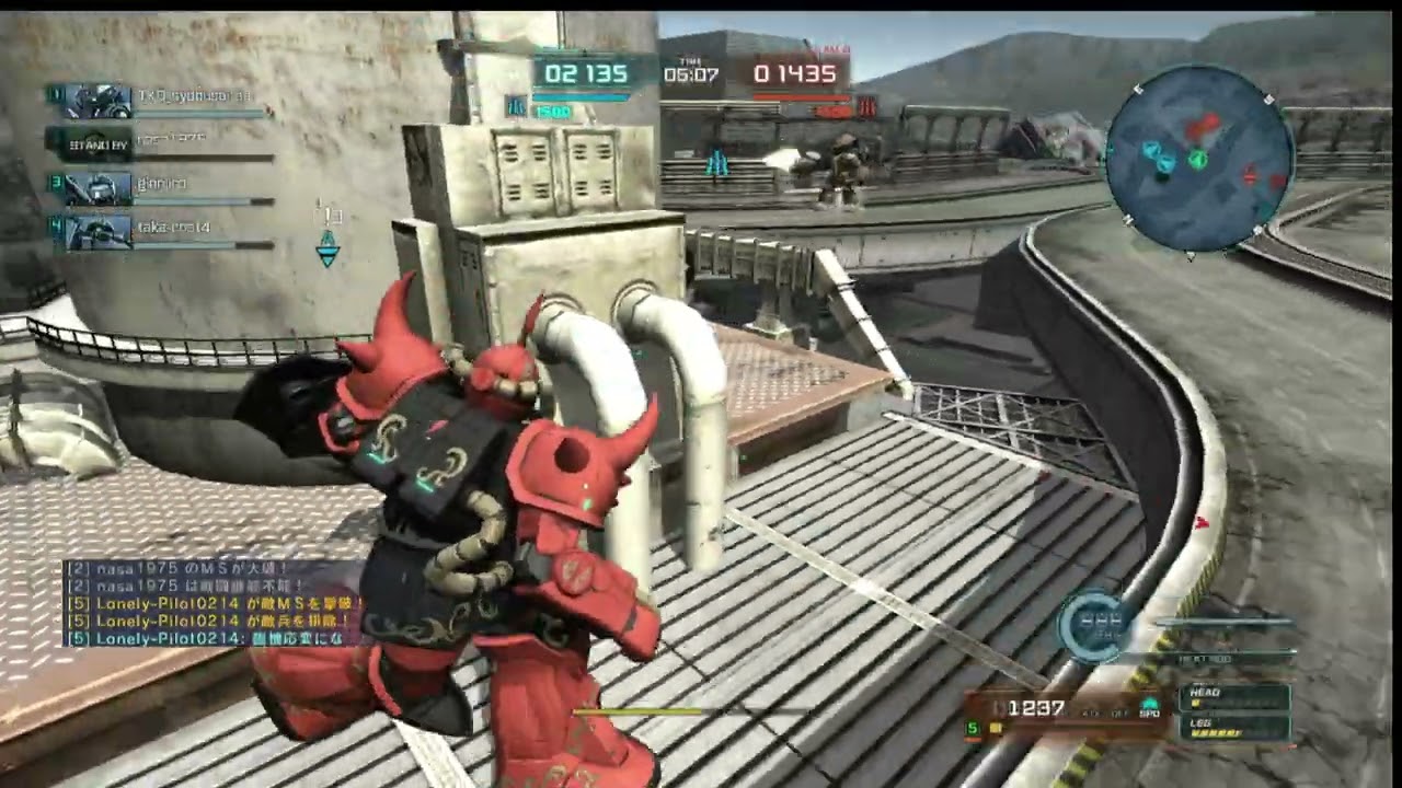 [バトオペ2] その424 鉱山都市 マ・クベ専用グフ 300 ナイチンで溶かしたレートを取り戻す(あと140)