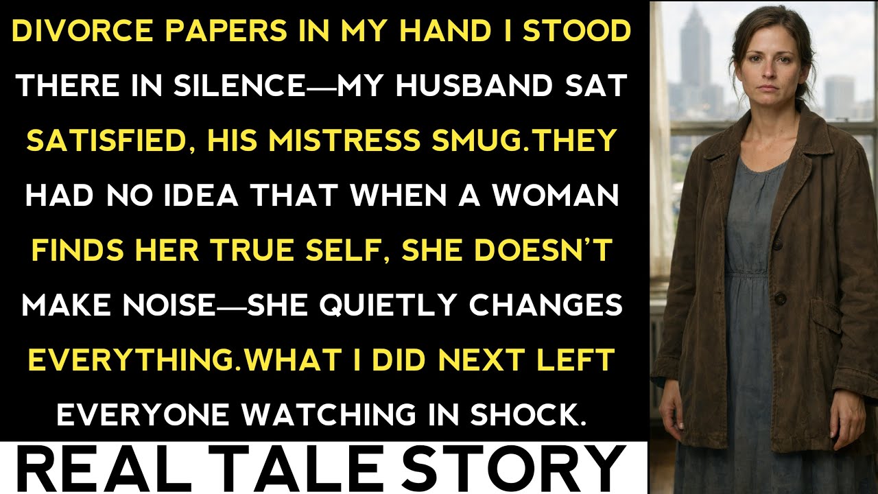 DIVORCE PAPERS IN MY HAND—BETRAYED WIFE’S SILENT COMEBACK SHOCKED EVERYONE