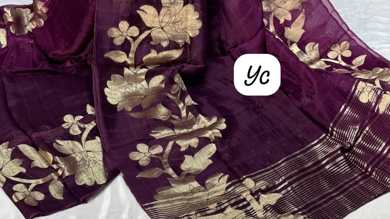 Watch full video !!!  designer partywear sarees & kora jamdani sarees 