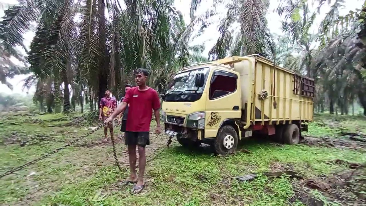 Tragedi mesin jebol #tariktruk #truksawit #sawitindonesia