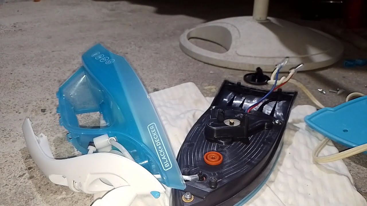 Desarmando plancha black + decker