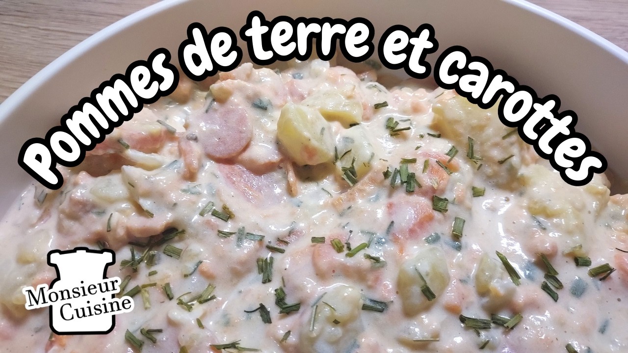POMMES DE TERRE ET CAROTTES #monsieurcuisine