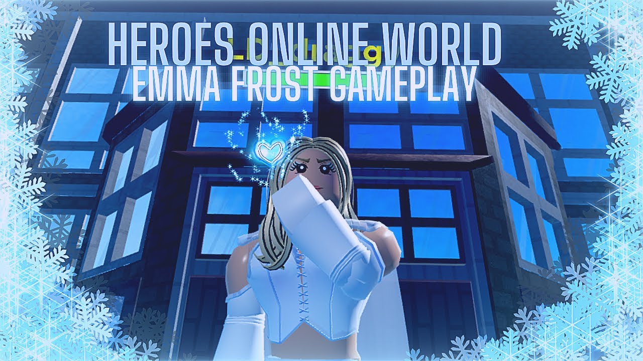 🧊HEROES: ONLINE WOLRD🧊 : ❄️EMMA FROST- GAMEPLAY❄️