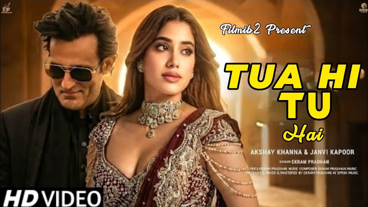 Tua Hi Tu Hai (Official Music Video)| Akshay Khanna, Jahnvi Kapoor | Romantic Bollywood Song 2025