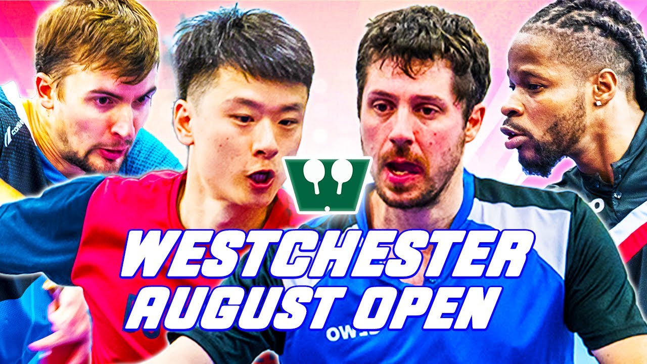 WestChester Table Tennis Center August Open Highlights! Ft. Jishan Liang, and Damien Provost! 4K HD!