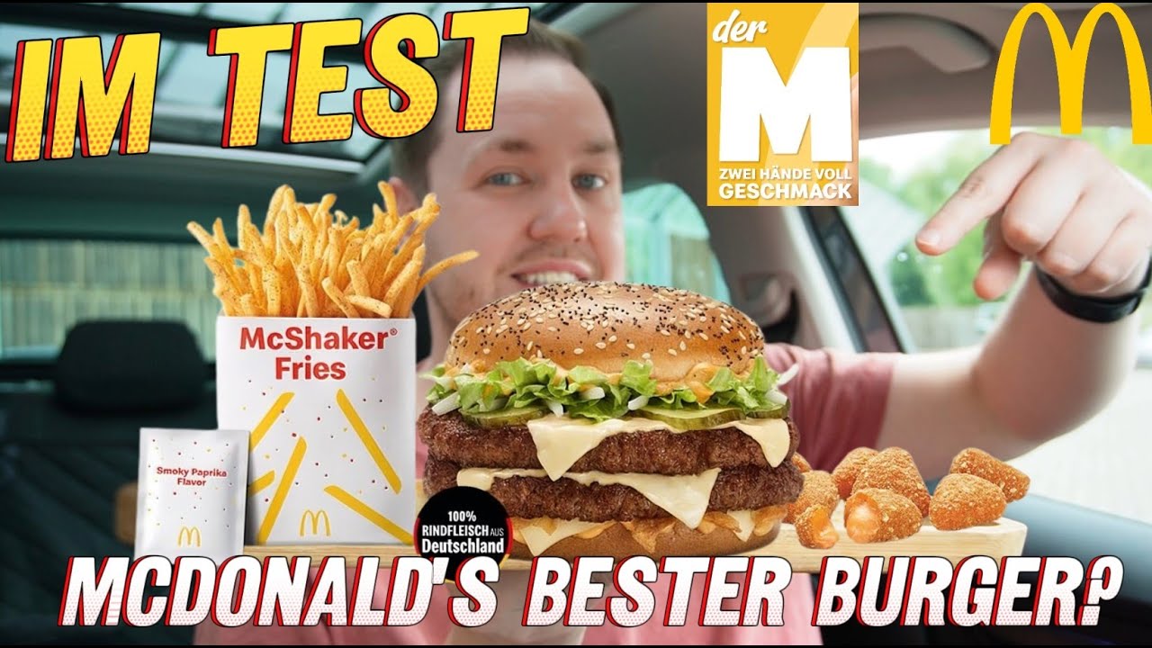 McDonald's: Der M, McShaker Fries (Smoky Paprika-Flavor) & Nacho Cheese Snackers im Test