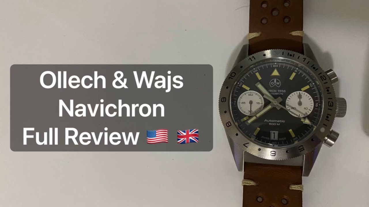 Ollech and Wajs Navichron full in hands English review + OW Oceangraph