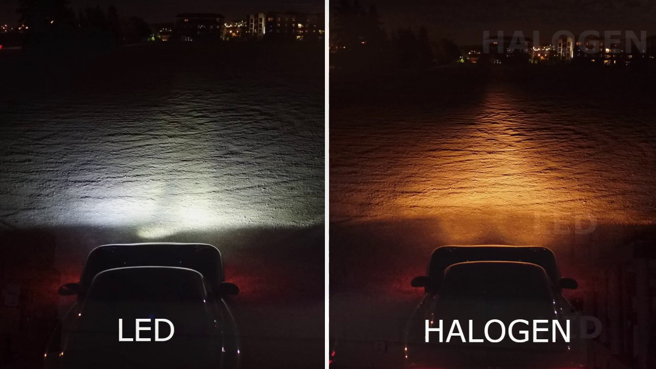 LED vs Halogen Headlight bulbs