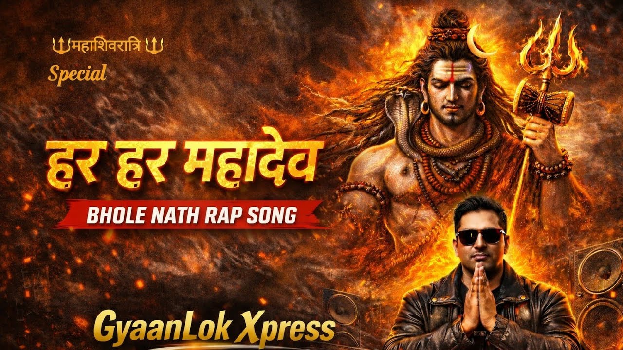 हर हर महादेव – तांडव बीट। तांडव की आग 🔥 महाशिवरात्रि स्पेशल | Bholenath Rap Song 2026 | जय भोलेनाथ