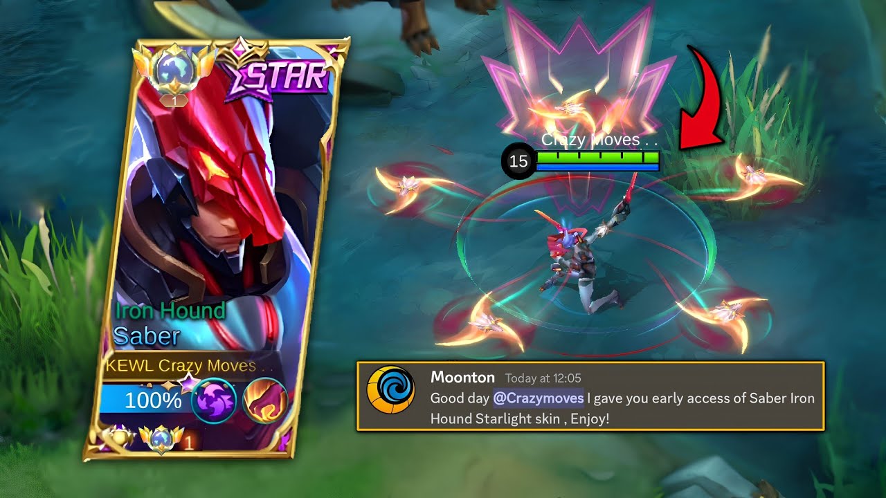 MOONTON THANK YOU! , SABER IRON HOUND GAMEPLAY!!