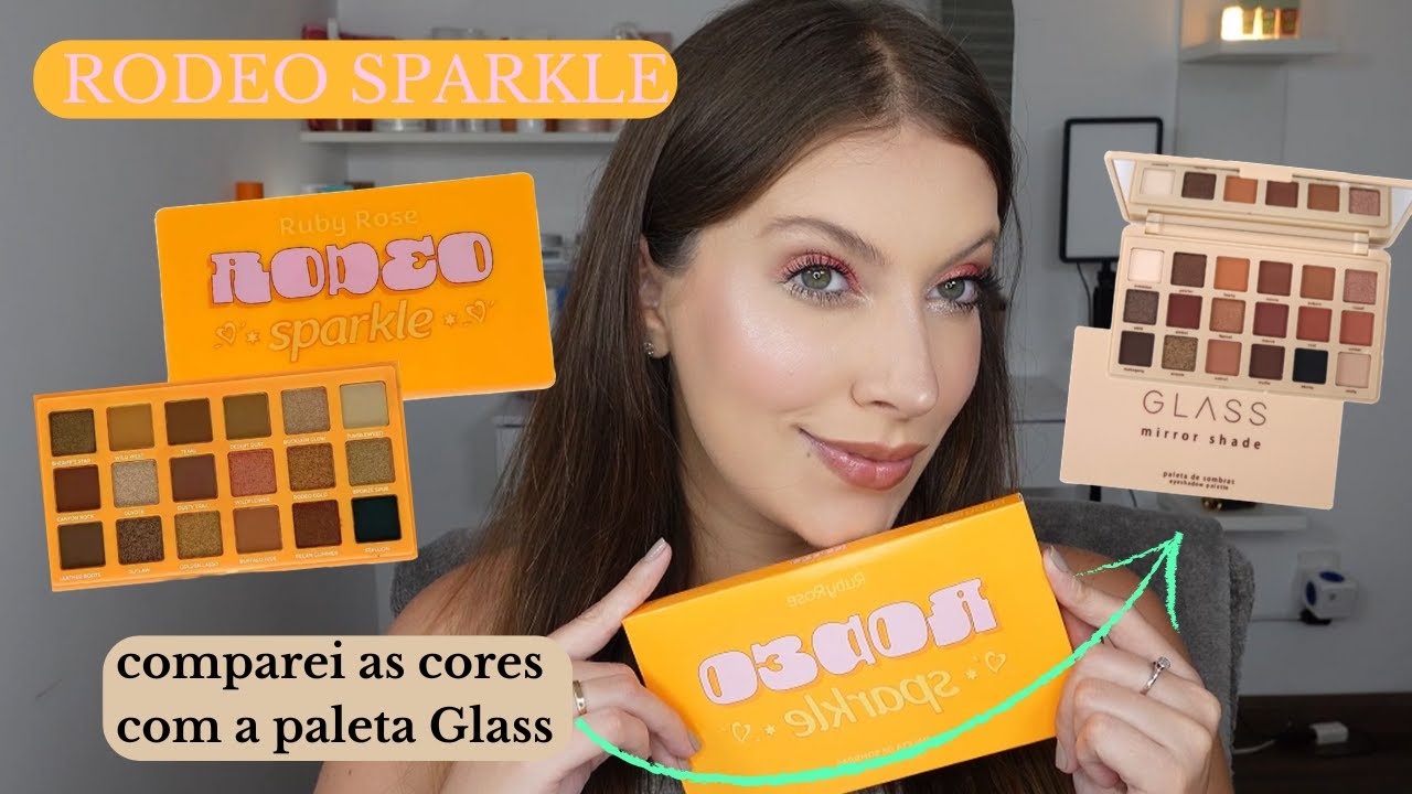 NOVA PALETA RODEO SPARKLE RUBY ROSE 🧡✨